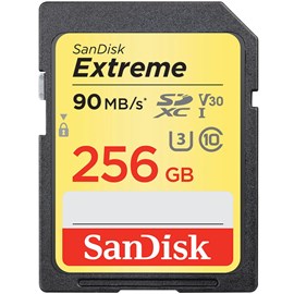 SanDisk SDSDXVF-256G-GNCIN Extreme 256GB SDXC UHS-I C10 U3 V30 Bellek Kartı 90/60Mb