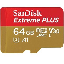SanDisk SDSQXBG-064G-GN6MA Extreme Plus 64GB microSDXC A1 C10 U3 V30 95MB Bellek Kartı