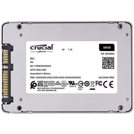 Crucial CT500MX500SSD1 MX500 500GB 2.5 SATA3 SSD 560/510MB 7mm