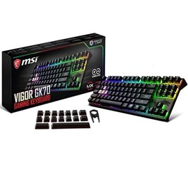 MSI Vigor GK70 CR US Cherry MX RGB Gaming Klavye - Q İngilizce