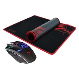 Bloody A6081 Multicore Gaming Mouse ve Medium Gaming Mouse Pad