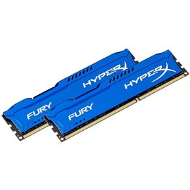 HyperX HX316C10FK2/8 Fury Blue 8GB Kit (2x4GB) 1600MHz DDR3 CL10 PnP Dual Kit