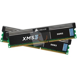 Corsair XMS3 CMX8GX3M2A1600C9 8GB (2x4GB) DDR3 1600Mhz CL9 Dual Kit