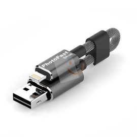 PhotoFast MCG3U3BK64GB MemoriesCable GEN3 64GB Şarj Kablolu i-FlashDrive Siyah