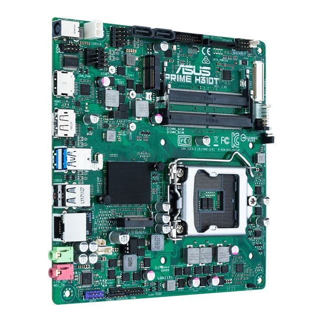 Asus PRIME H310T DDR4 M.2 DP HDMI Lga1151 İnce Mini-ITX