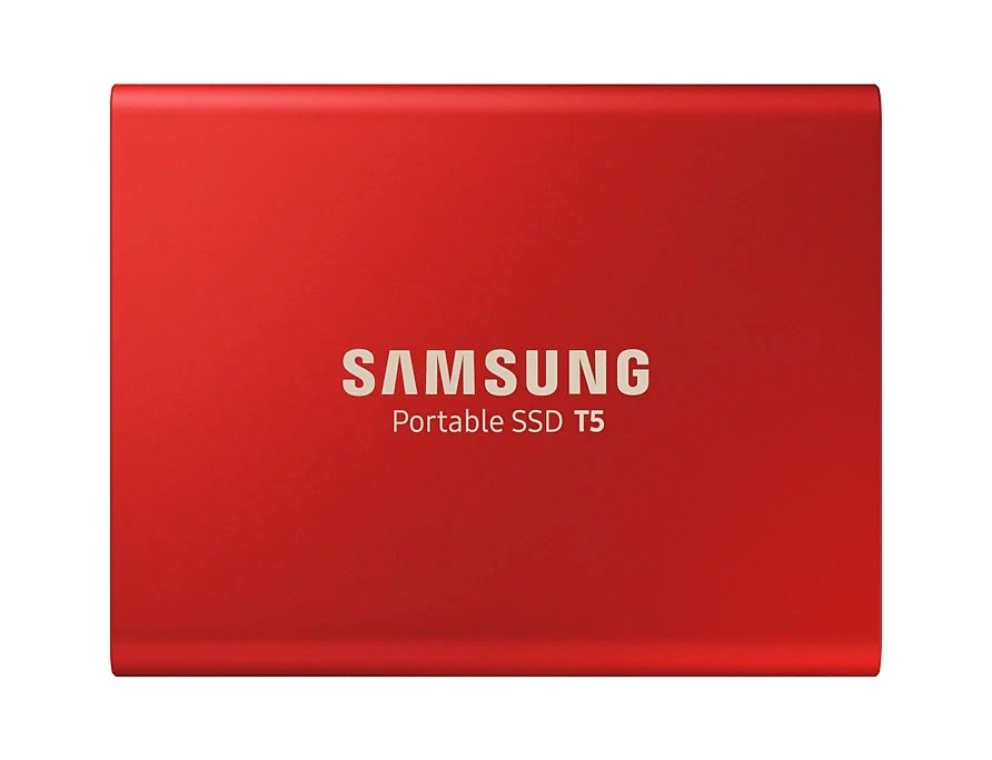 Samsung MU-PA1T0R/WW 1TB T5 Taşınabilir SSD 540/540 Kırmızı Flash SSD