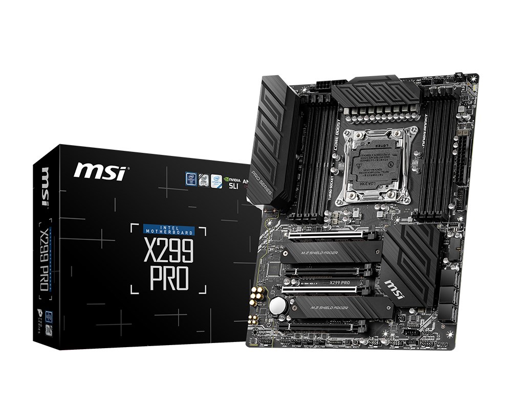 Msi X299 PRO Intel X299 4200 MHz (OC) DDR4 Soket 2066 ATX Anakart