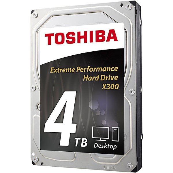 Toshiba HDWE140UZSVA X300 4TB 128MB 7200Rpm Sata3 3.5 HDD Bulk