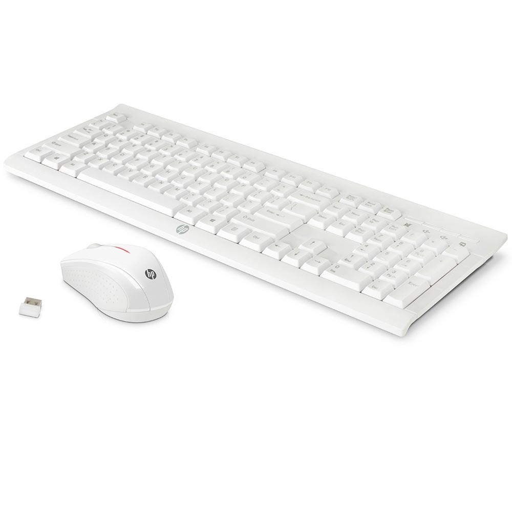 HP M7P30AA C2710 Usb Kablosuz Beyaz Klavye Mouse Seti