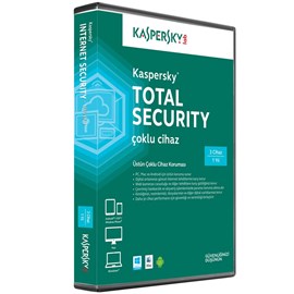 Kaspersky Total Security 2019 MD Çoklu Cihaz 3 Kullanıcı 1 Yıl