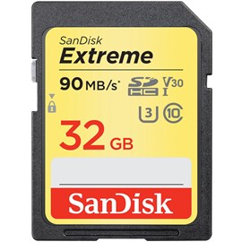 SanDisk SDSDXVE-032G-GNCI2 2'Li Paket Extreme SD 32GB SDHC UHS-I U3 90Mb/Sn Bellek Kartı