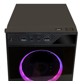 GameBooster VK-C12B USB 3.0 ATX,  RGB fan, siyah Kasa
