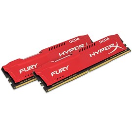 HyperX HX424C15FR2K2/16 FURY Red 16GB (2x8GB) DDR4 2400MHz CL15 XMP PnP