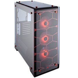 Corsair CC-9011111-WW Crystal Serisi 570X RGB Red Mid-Tower PSUsuz ATX Kasa