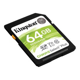 Kingston Canvas Select Plus SDS2/64GB 64 GB SDXC Class 10 UHS-I Hafıza Kartı