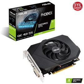 ASUS GEFORCE PH-GTX1650-O4GD6 4GB GDDR6 128bit 1635Mhz OC 1xDVI 1xHDMI 1xDP EKRAN KARTI