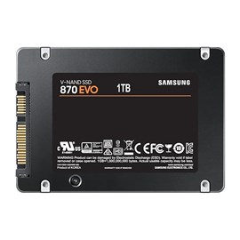 Samsung MZ-77E1T0BW SSD 870 EVO 1 B 2,5 SATA (560MB Okuma / 530MB Yazma)