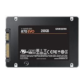 Samsung MZ-77E250BW SSD 870 EVO 250GB 2,5 SATA  (560MB Okuma / 530MB Yazma)