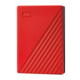 WD My Passport 4 TB 2.5 USB 3.0 Taşınabilir Disk KırmızıWD WDBPKJ0040BRD-WESN