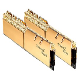 GSKILL F4-3600C14D-32GTRGA Trident Z Royal Gold RGB 32GB (2X16GB) DDR4 3600Mhz CL14 Ram