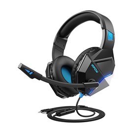 Mpow EG10 7.1 Surround Gürültü Engelleyici Mikrofonlu Surround Oyuncu Kulaklığı PS4/PS5/PC/Xbox Mavi