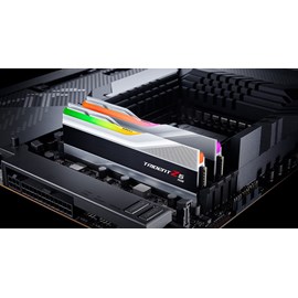 GSKILL F5-6000U4040E16GX2-TZ5RS Trident Z5 RGB Silver DDR5-6000Mhz CL40 32GB (2X16GB) DUAL (40-40-40-76) 1.3V