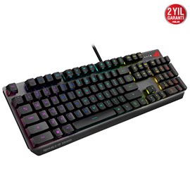 ASUS ROG STRIX SCOPE RX AURA SYNC RGB MEKANİK OYUNCU KLAVYE TÜRKÇE TUŞ DİZİLİMİ ROG RX BLUE SWITCH GENİŞ CTRL TUŞU