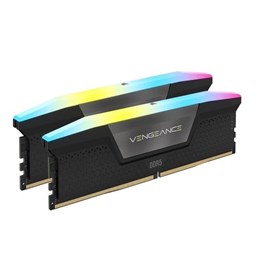 CORSAIR CMH96GX5M2B6400C32 96GB (2X48GB) DDR5 6400MT/s CL32 VENGEANCE RGB SOGUTUCULU DIMM BELLEK BLACK