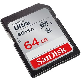 SanDisk SDSDUNC-064G-GN6IN Ultra 64GB SDXC UHS-I 64GB 80MB Secure Digital Bellek Kartı