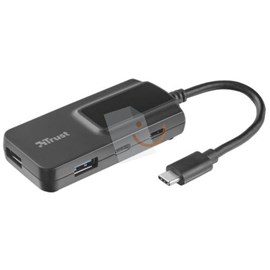 Trust 21321 Oila 2+2 Port USB-C USB 3.1 Hub