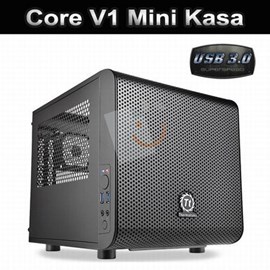 Thermaltake CA-1B8-00S1WN-00 Core V1 Mini ITX Siyah Kasa (PSU Yok)