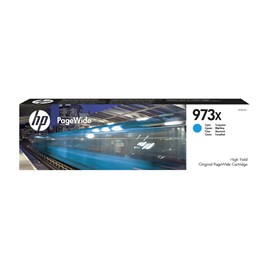 HP Camgöbeği Yüksek Kapasiteli Pagewide Mürekkep Kartuşu Mavi F6T81AE  (973X)  7000 SAYFA