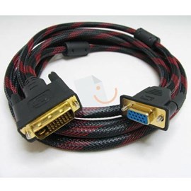 Codegen CPD19 DVI - Vga 3m Altın Uçlu Kılıflı Kablo