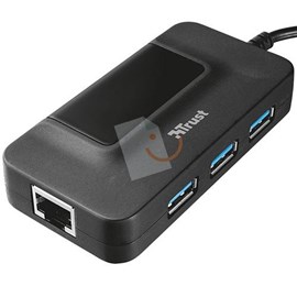 Trust 20789 Oila 3 Port USB 3.1 Gen 1 Hub - Ethernet Dönüştürücü