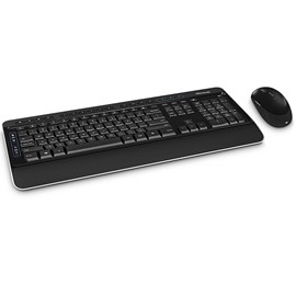 Microsoft PP3-00017 Wireless Desktop 3050 AES Kablosuz Q TR Usb Siyah Klavye Mouse Seti
