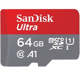 SanDisk SDSQUAR-064G-GN6MA Ultra 64GB microSDXC UHS-I 100MB C10 U1 A1 Bellek Kartı