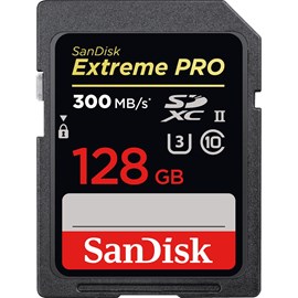 Sandisk SDSDXPK-128G-GN4IN Extreme PRO 128GB SDXC UHS-II U3 C10 Bellek 300/260MB