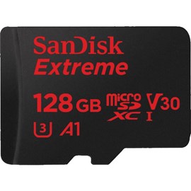 SanDisk SDSQXAF-128G-GN6AA Extreme 128GB microSDXC UHS-I 100MB C10 U3 V30 Bellek Kartı