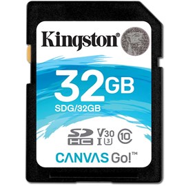 Kingston SDG/32GB Canvas Go! 32GB SDHC Bellek Kartı 90/45MB Class 10 UHS-I U3
