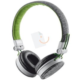 Trust 20080 Urban Revolt Fyber Mikrofonlu Kulaküstü Kulaklık - Gri/Yeşil