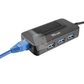 Trust 20789 Oila 3 Port USB 3.1 Gen 1 Hub - Ethernet Dönüştürücü
