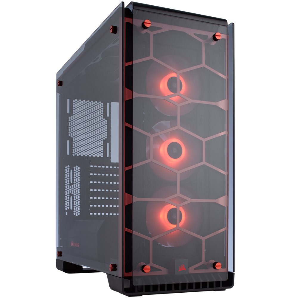 Corsair CC-9011111-WW Crystal Serisi 570X RGB Red Mid-Tower PSUsuz ATX Kasa