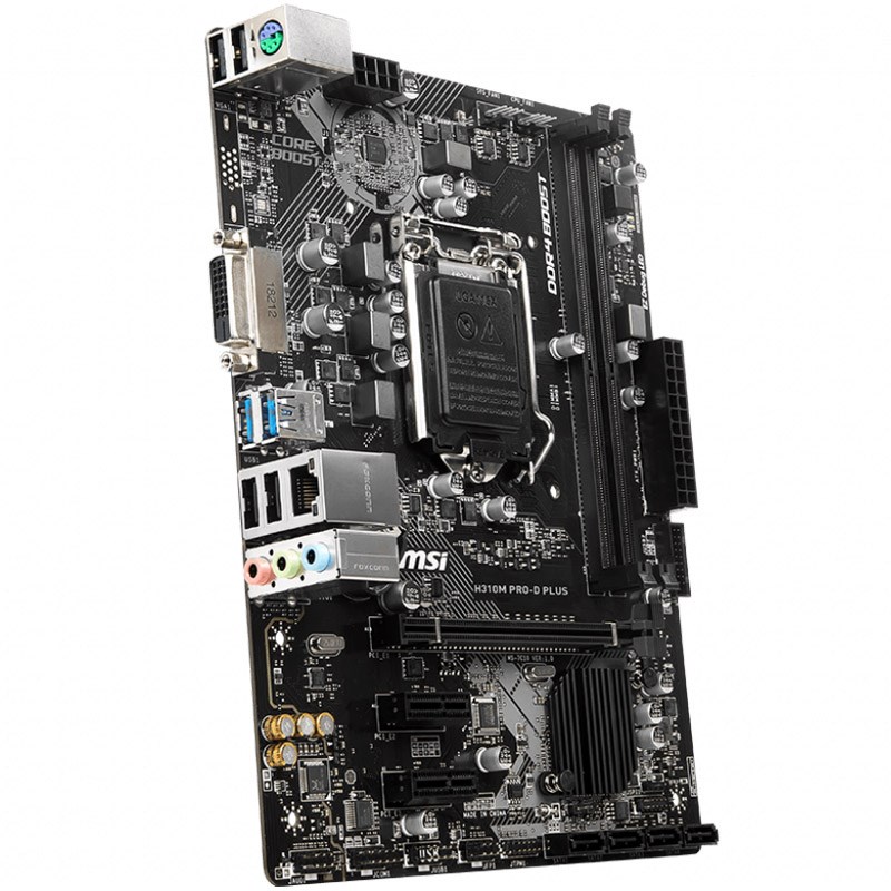 MSI H310M PRO-D PLUS DDR4 DVI 16x Lga1151 mATX