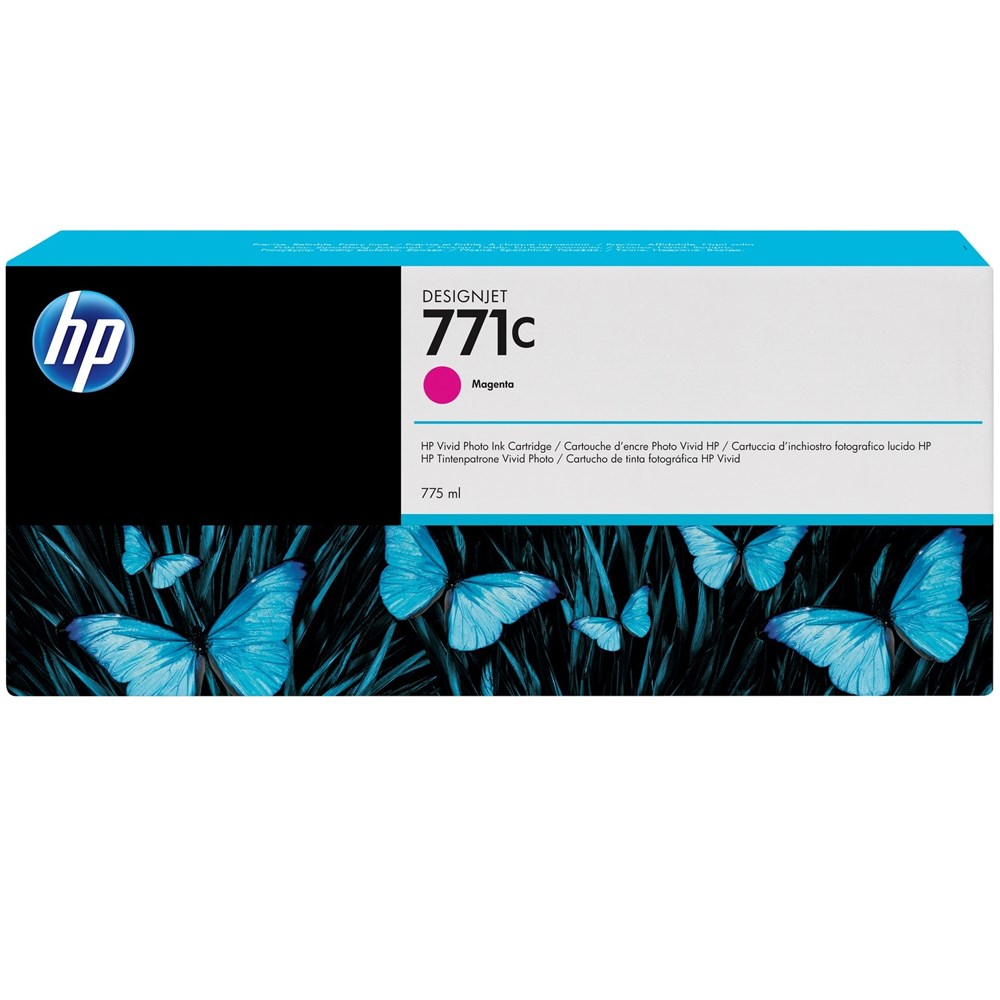 HP B6Y09A 771C 775 ml Macenta DesignJet Mürekkep Kartuşu Z6200