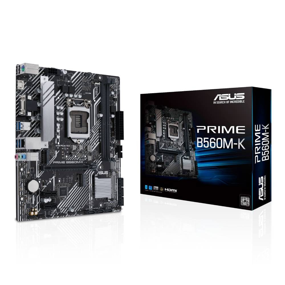 ASUS PRIME B560M-K 5000MHz(OC) DDR4 Soket 1200 M.2 HDMI VGA mATX Anakart