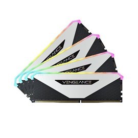 Corsair Vengeance RGB RT CMN32GX4M4Z3200C16W 32 GB (4 x 8 GB) DDR4 3200 MHz C16 Beyaz Bellek