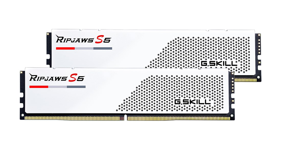 GSKILL F5-5600U3636C16GX2-RS5W Ripjaws S5 Beyaz DDR5-5600Mhz CL36 32GB (2X16GB) DUAL (36-36-36-76) 1.2V