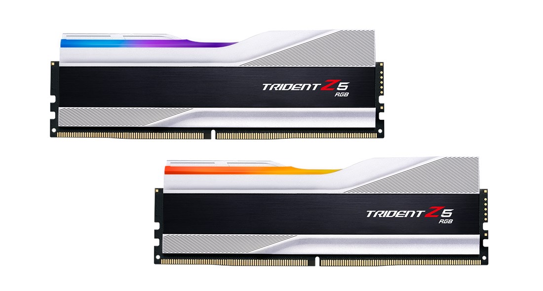 GSKILL F5-5600J4040C16GX2-TZ5RS Trident Z5 RGB Silver DDR5-5600Mhz CL36 32GB (2x16GB) DUAL (40-40-40-89) 1.2V