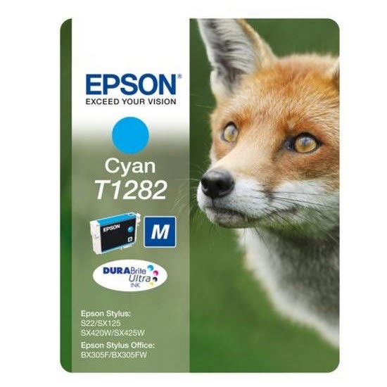 Epson C13T12824021 Cyan Mavi Kartuş S22 BX305F SX425