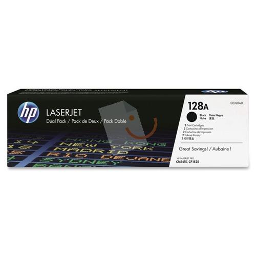 HP 128A CE320AD Siyah İkili Paket LaserJet Toner CM1415